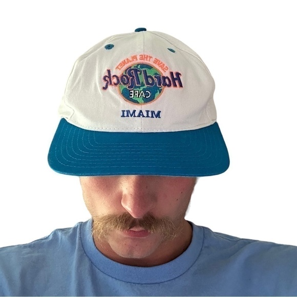 Hard Rock Cafe Other - Vintage Hard Rock Cafe Save The Planet Love All Serve All Baseball Hat
